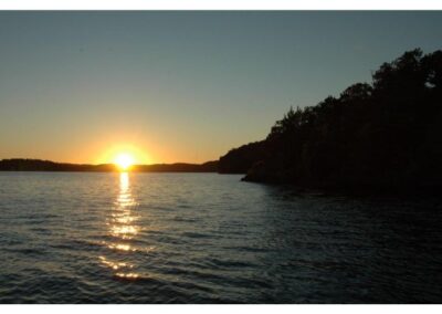 sunset over Lake of the Ozarks